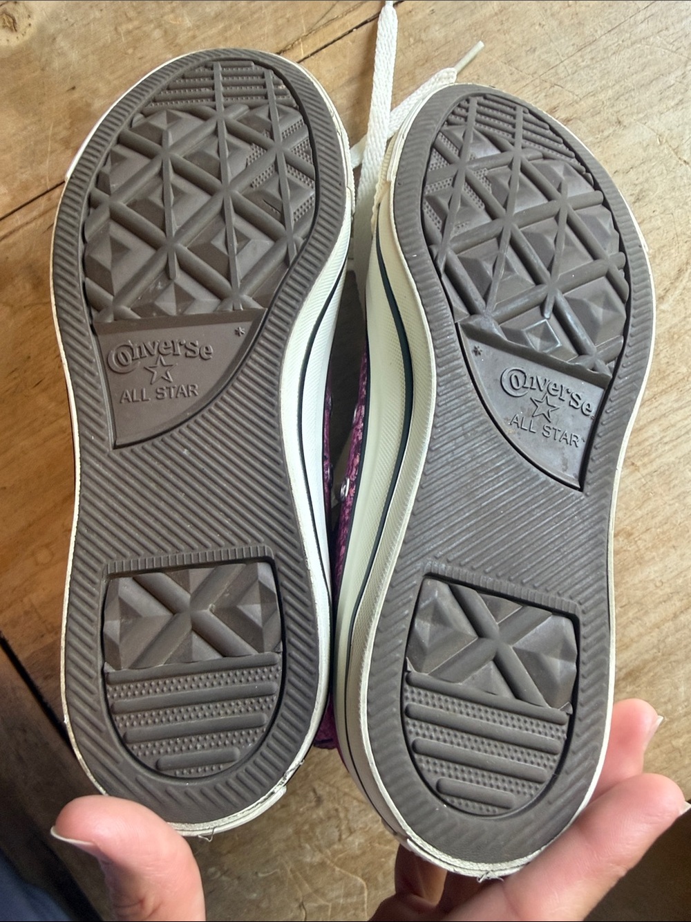 Converse' Pink Glitter Chuck Taylor All Star High-Top Sneakers - Picture 7 of 7
